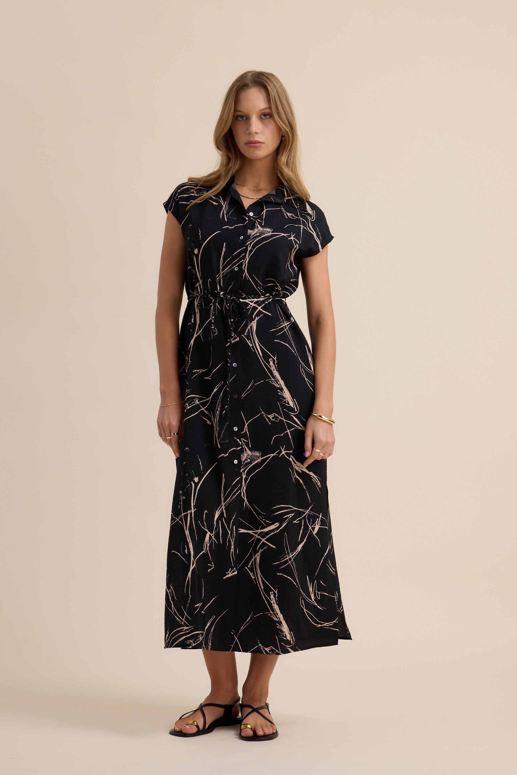 The Cap Sleeve Shirt Dress