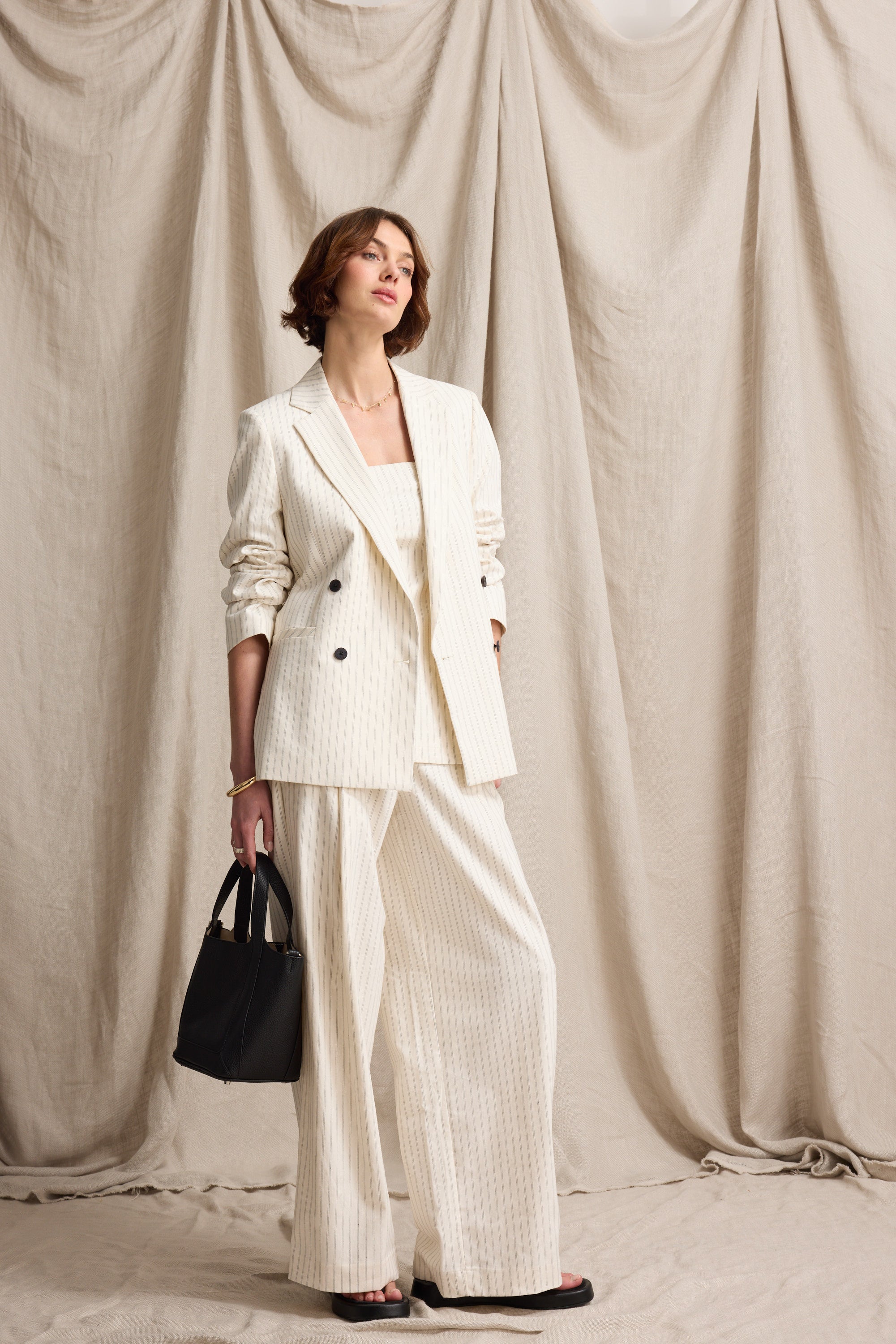 Piper Linen Blend Blazer