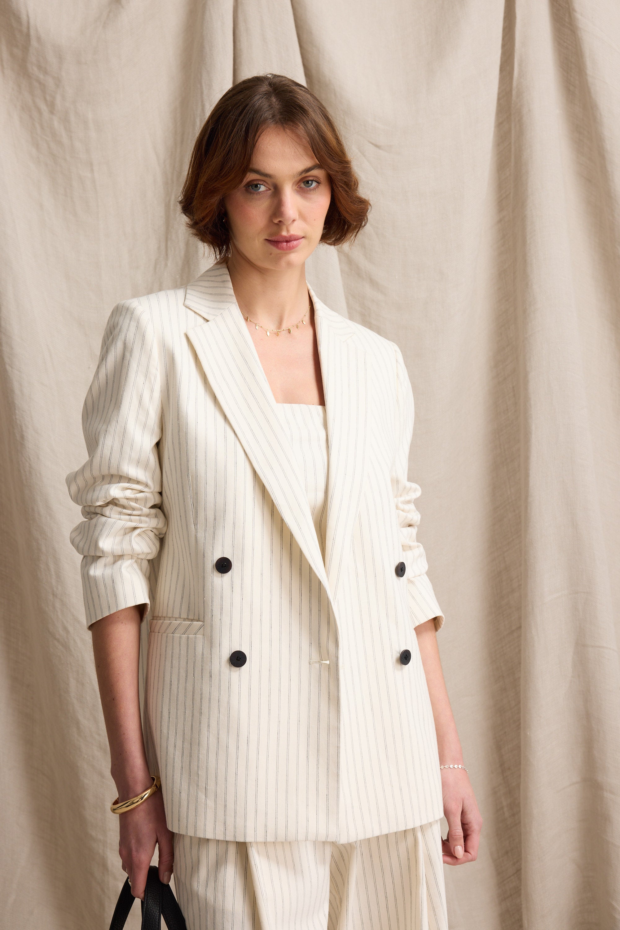 Piper Linen Blend Blazer
