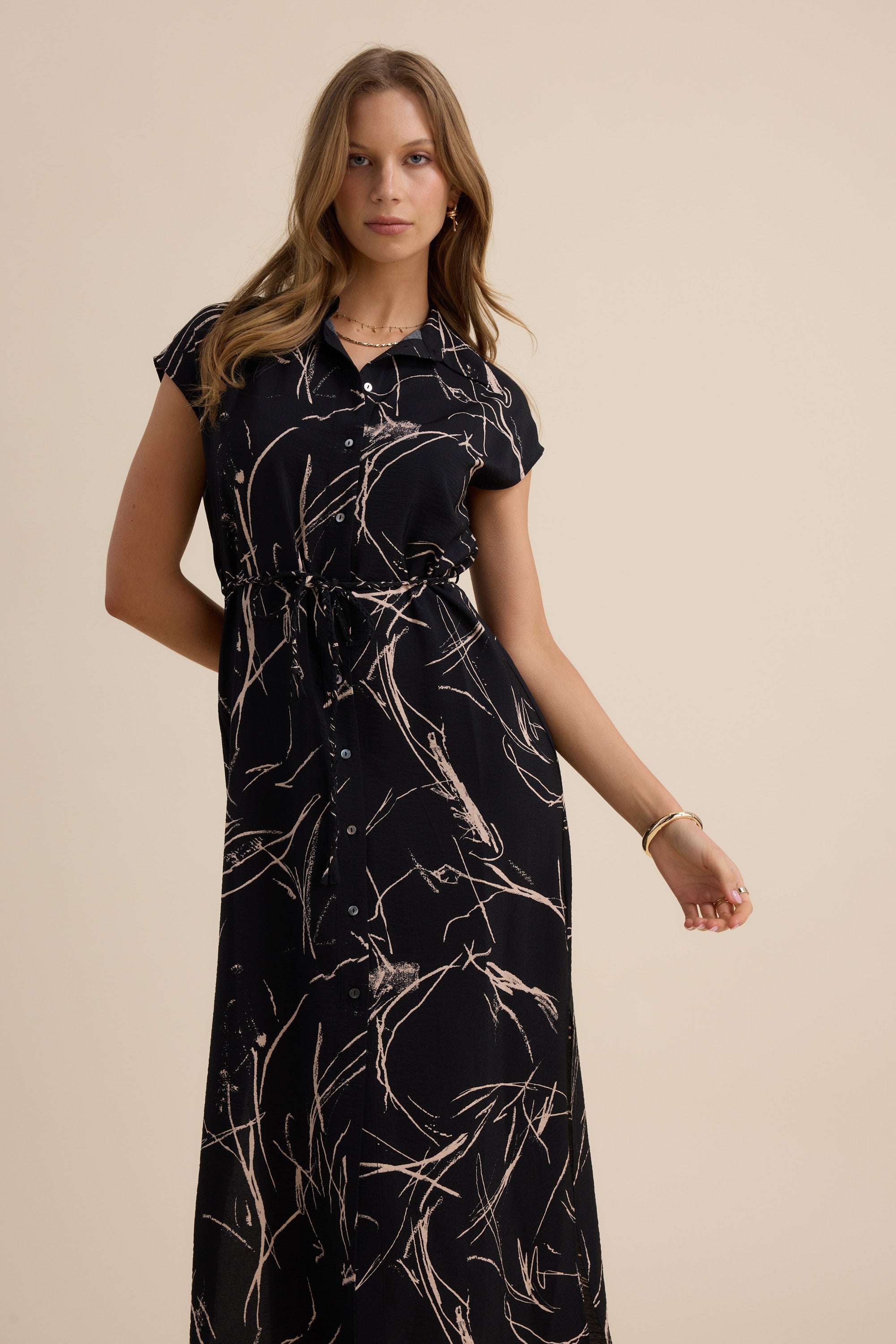 The Cap Sleeve Shirt Dress