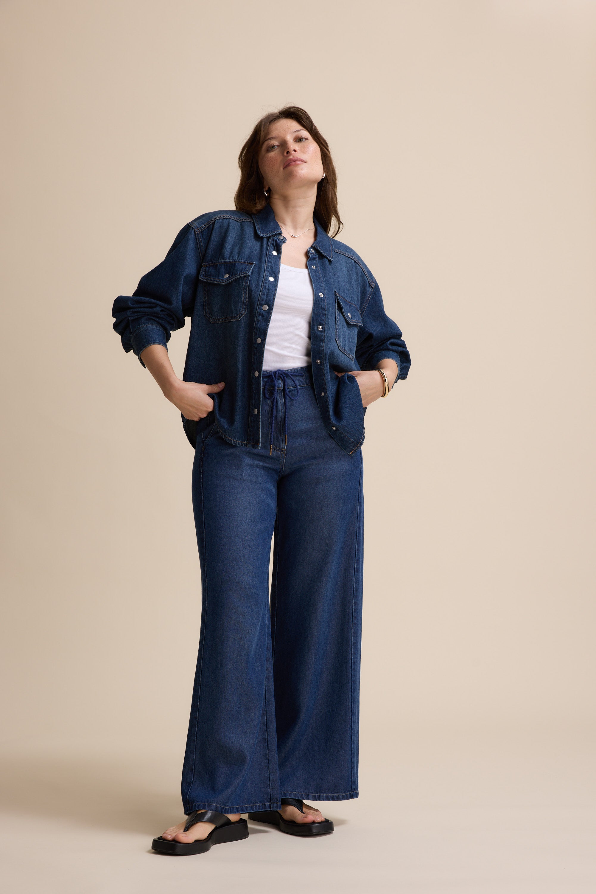 Elementary Wide Leg Jeans