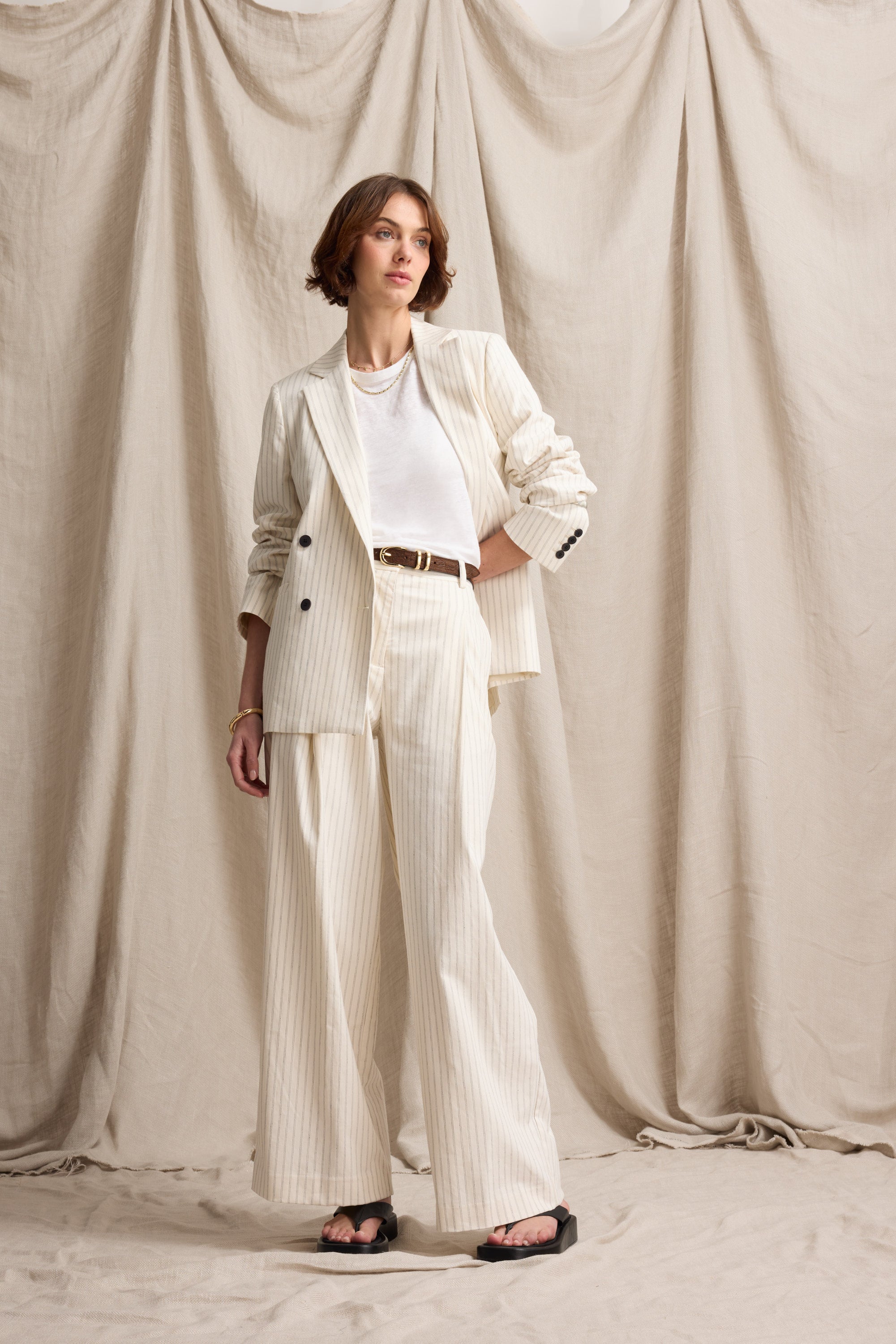 Piper Linen Blend Blazer